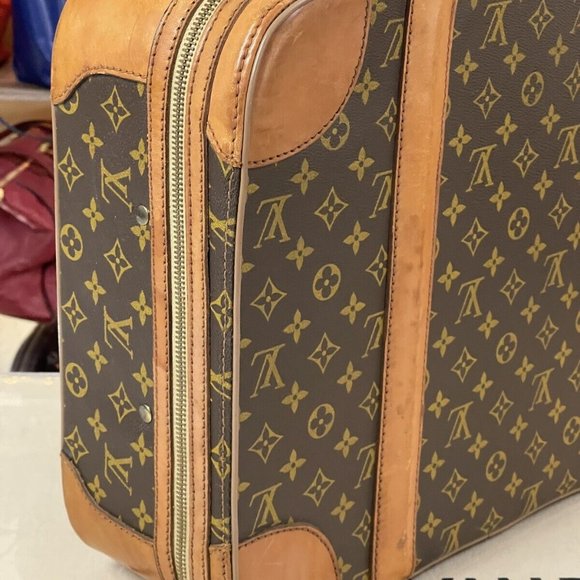 LOUIS VUITTON Vintage 19" Compact Travel Carryon Suitcase Duffle Carryall Bag - Picture 3 of 16